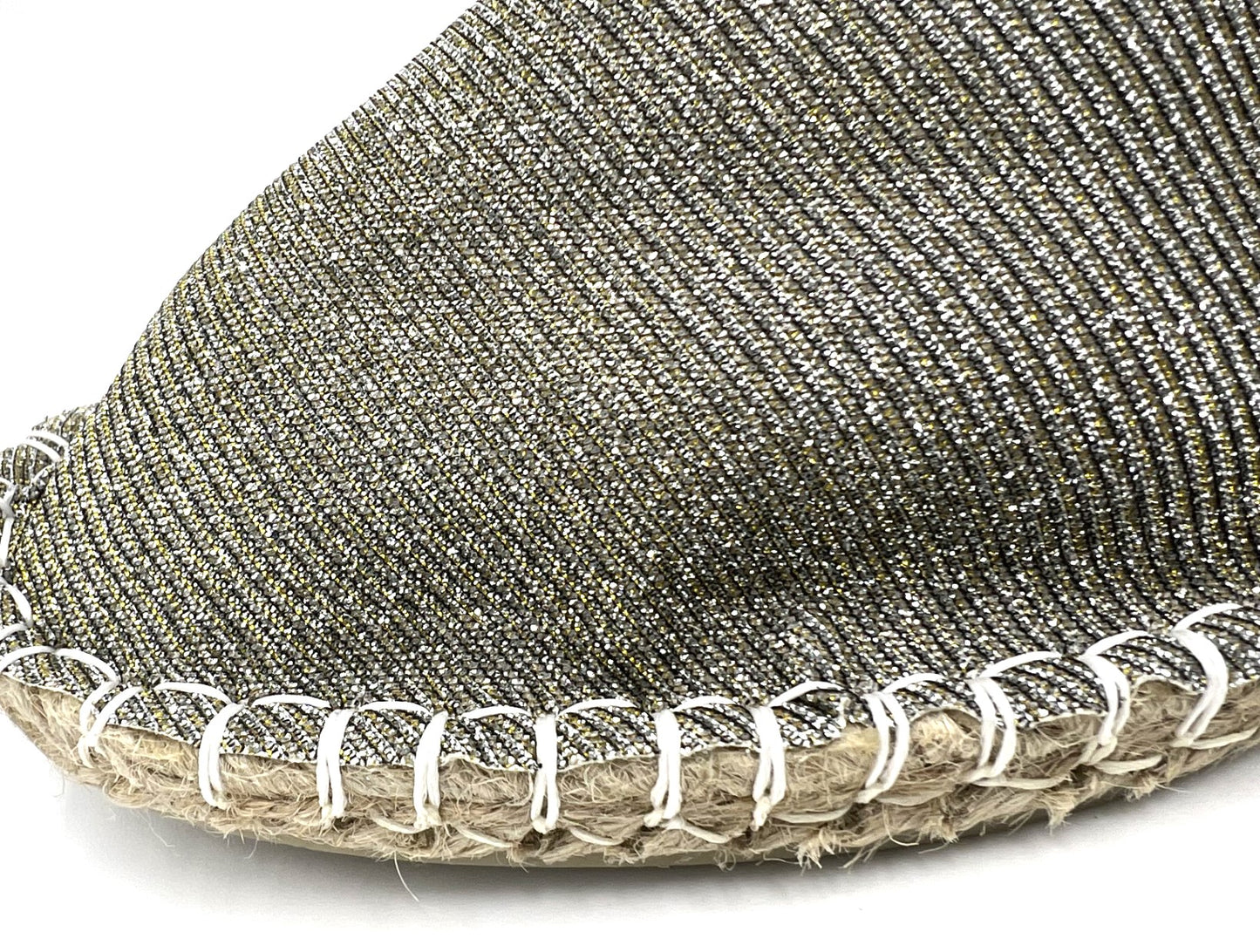 Silver/Gold Sparkly Espadrille
