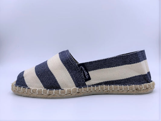 Linen and Jean Stripe Espadrille